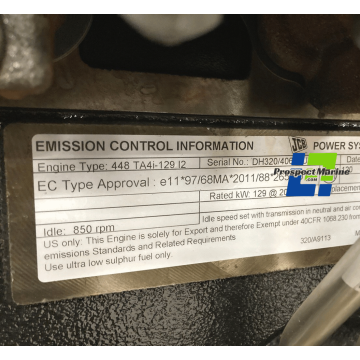 JCB 448 TA4-129 Industrial Diesel Engine