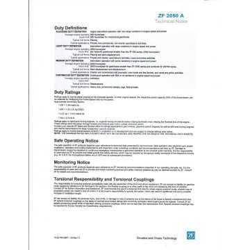 New ZF 2050-A Marine Transmission For Sale