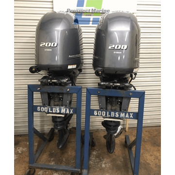 Used Pair Yamaha 200 HP Outboard