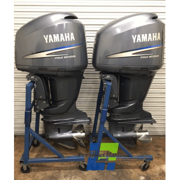 Used Pair Yamaha 250 HP 4-Stroke F250TXR LF250TXR Outboard Motor