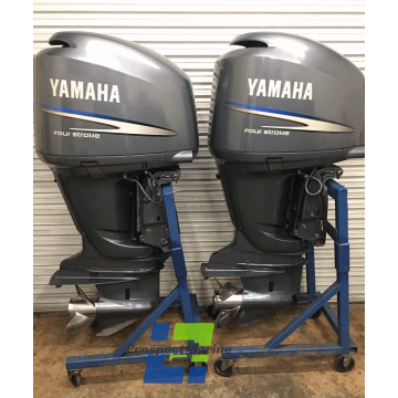 Used Pair Yamaha 250 HP 4-Stroke Outboard Motor 2007 Used