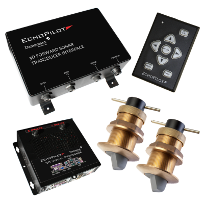 Echopilot FLS 3D System With Dual Pro Transducers - 5" Bronze Fitting