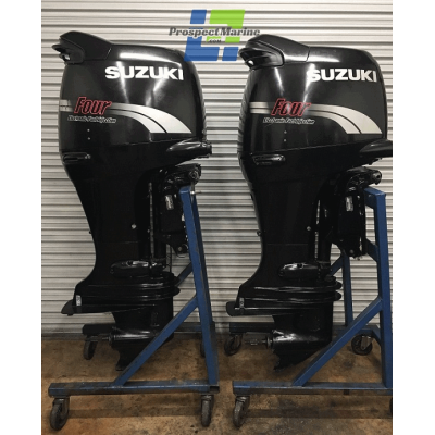 Used Pair Suzuki 140 HP 4-Stroke Outboard Motor