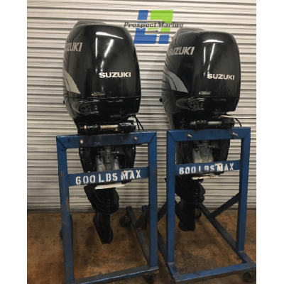 Pair Twin Suzuki 140 HP 4-Stroke Outboard Motor