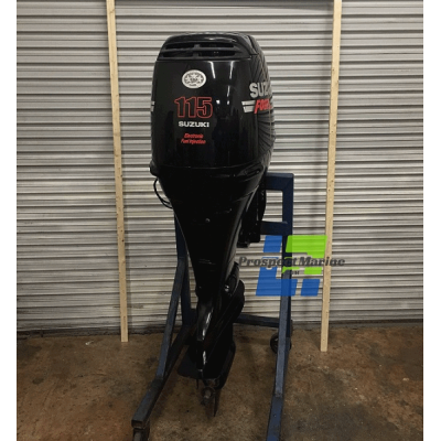 Used Suzuki 115 HP 4-Stroke DF115 Outboard Motor