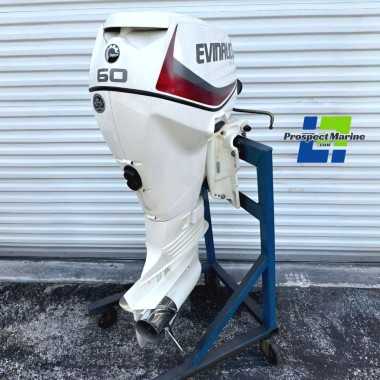 Used 2016 Evinrude E60DSLAGB 2-Stroke 60 HP Outboard Motor For Sale